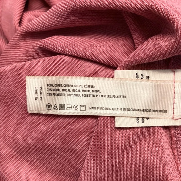 Anthropologie Short Sleeve Ribbed Drawstring Waist Dress by Saturday Sunday - XS - Picture 8 of 8